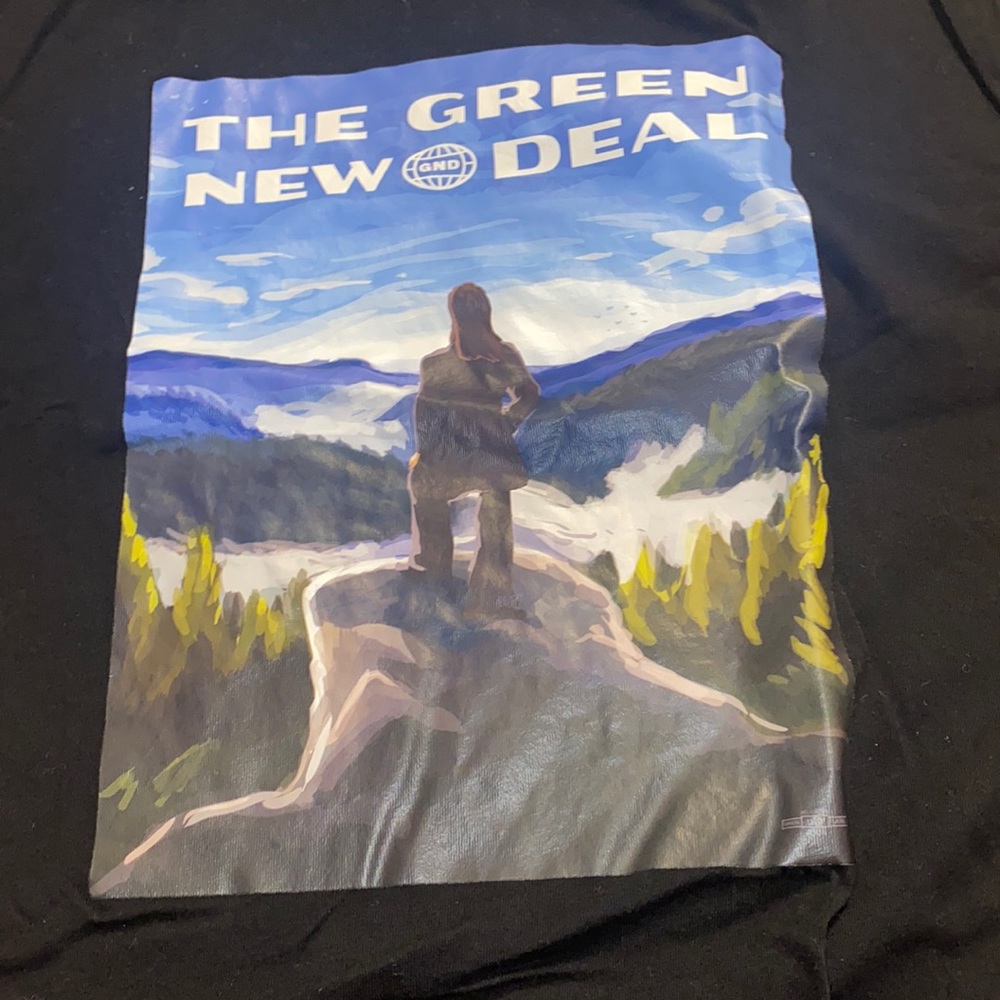 AOC new green deal shirt